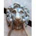 Reclaimed Brass Lion's Head - Door Knocker - Small